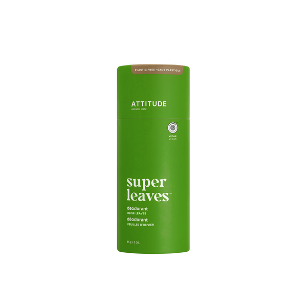 Super leaves: Plastic Free Natural Deodorant- Olive Leaves 3 OZ. (85g)