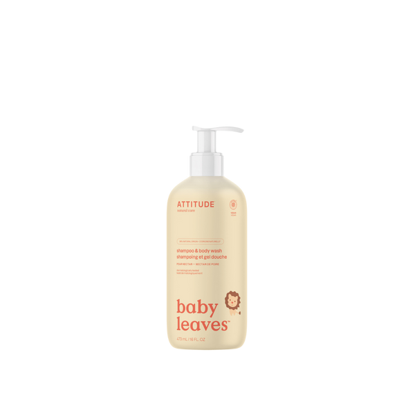 Baby leaves: 2-In-1 Shampoo and Body Wash- Pear Nectar 16 FL. OZ. (473mL)