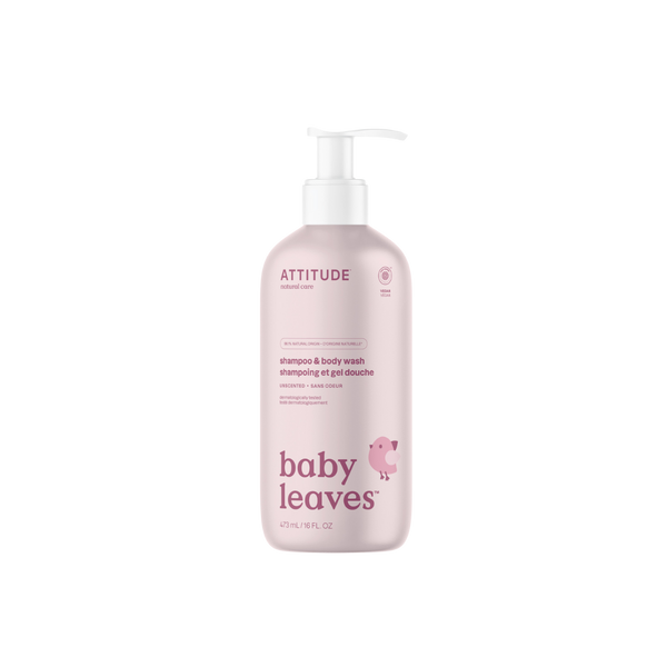 Baby Leaves 2in1 Shampoo - fragrance-free 16 FL. OZ. (473mL)