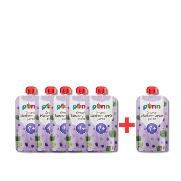 Blueberry-Apple Puree 4+ months  buy 5 get 1 free